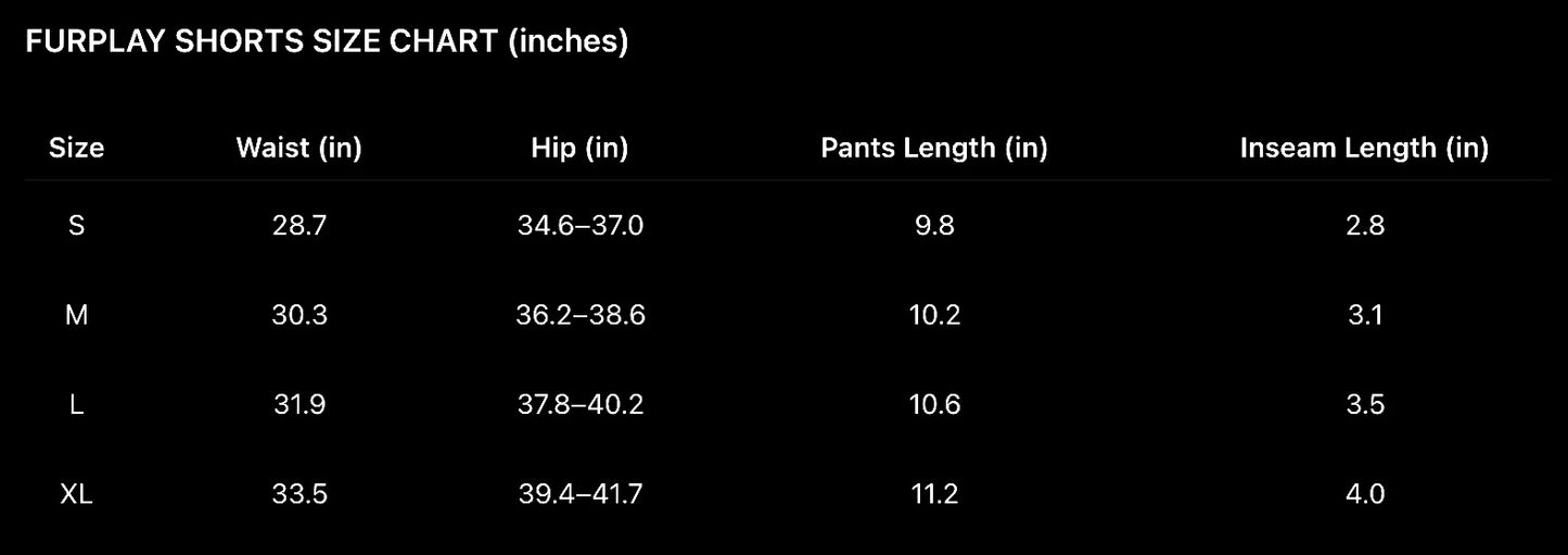 FurPlay Short & Belt