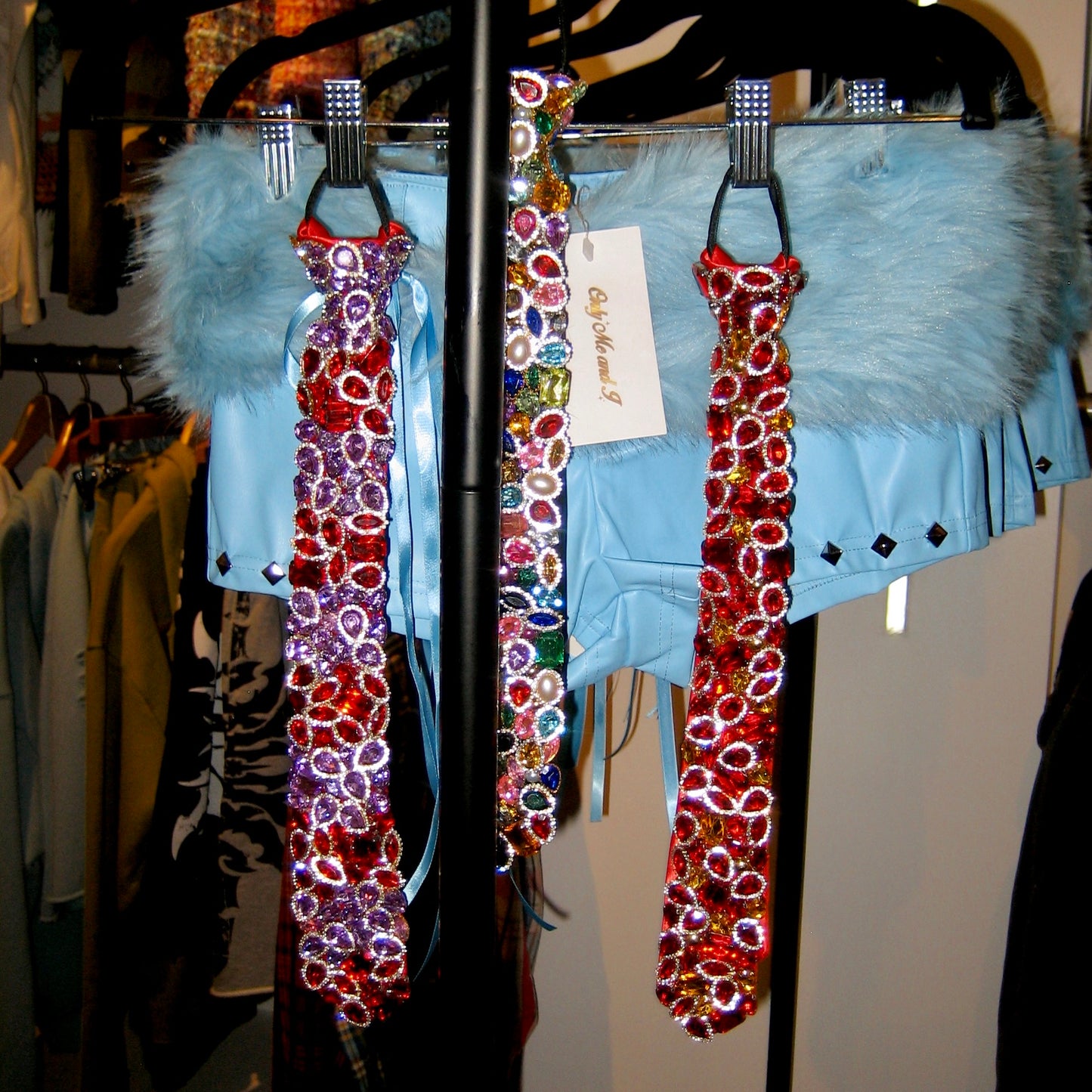 Bedazzled Gem Tie