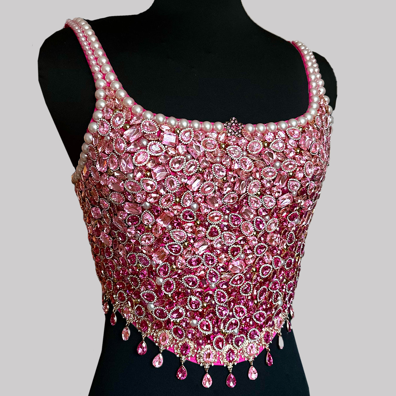 Bejeweled Corset - Choose your own colors!
