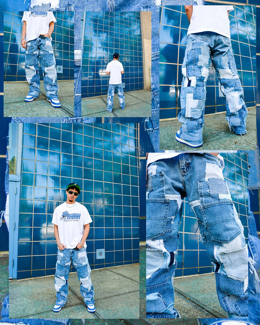 Reworked Denim Jeans