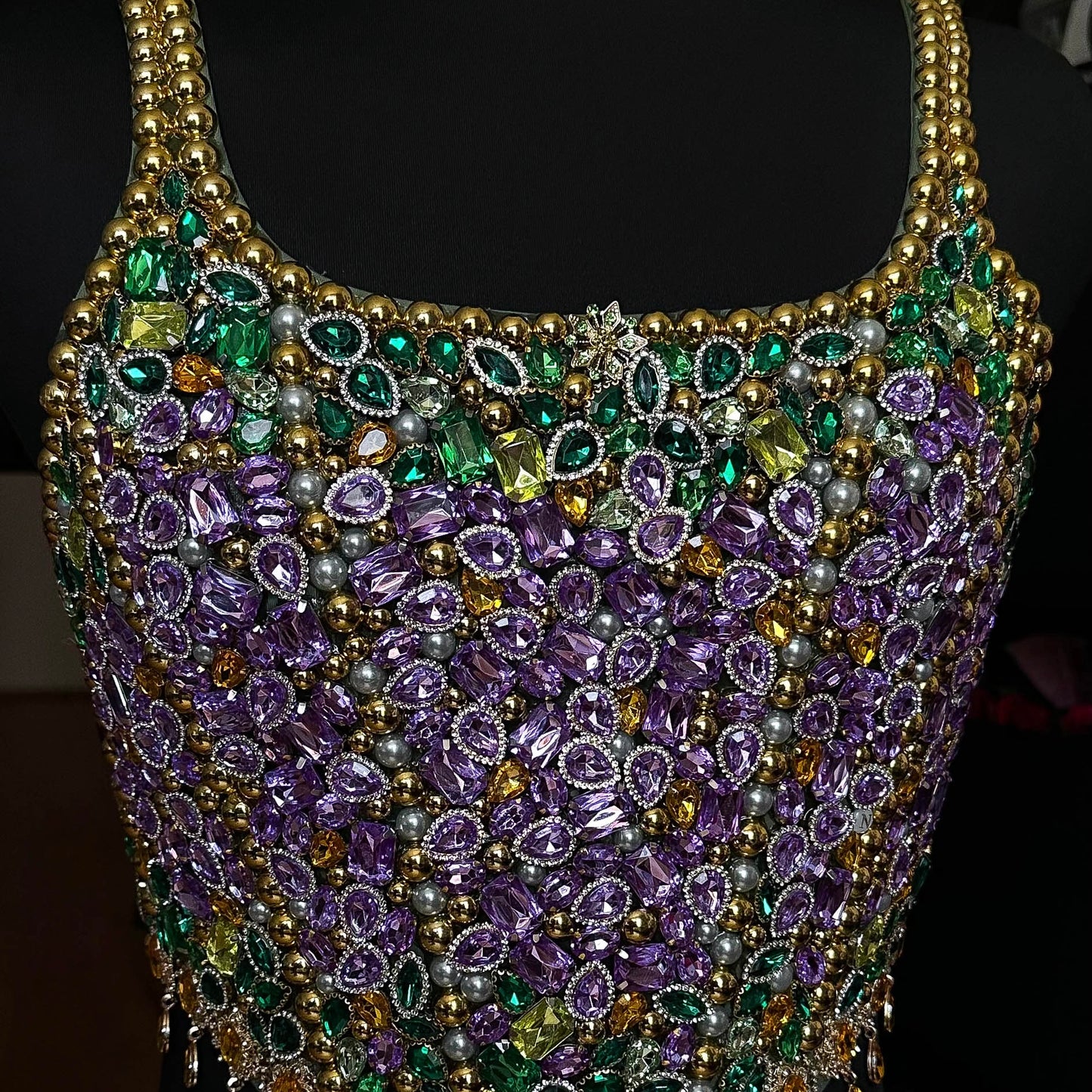 Bedazzled Corset - Choose your own colors!