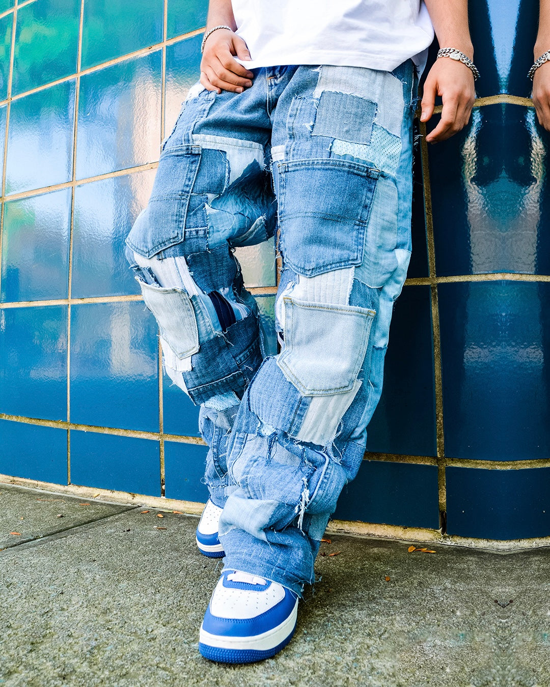 Reworked Denim Jeans